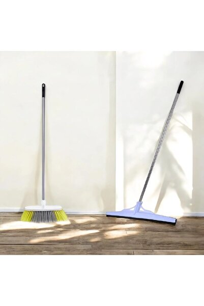Metler Çekpas Yer Sileceği Çek Çek Saplı Temizlik Seti Yer Çekçek Fırça Set (...