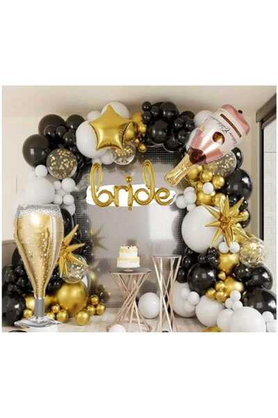 ALYA Parti 58 Parça Bride To Be Set 58 Parça Bekarlığa Veda Konsept