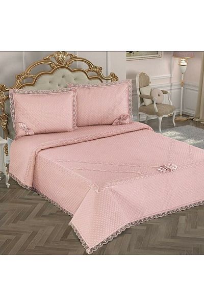 Melff 250x260 Cm Powder Colored Kdk Bedspread