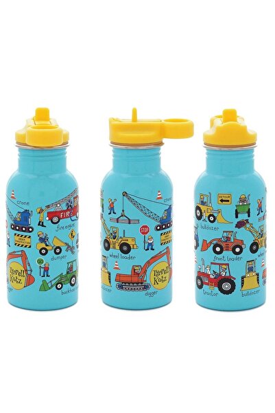 Tyrrell Katz 400 ml Stainless Steel Flask - Wheels with Straw