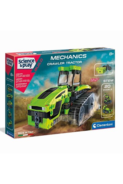 CLEMENTONI Bilim ve Oyun Mekanik Laboratuvarı Crawler Tractor CLM-75064