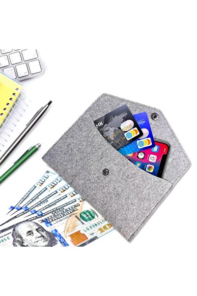 Next Craft Cep Telefonu Çantası 3mm Keçe Kılıfı Elde Taşıma Çok Amaçlı
