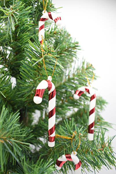 Waldern Ornament de Crăciun din trestie de zahăr 6 bucăți 11cm