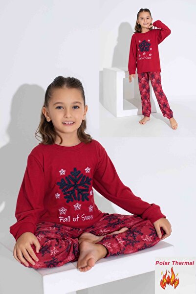 bigiyin Devojčin set pidžama Termalno Zimski set pidžama Zadržava toplotu Ter...