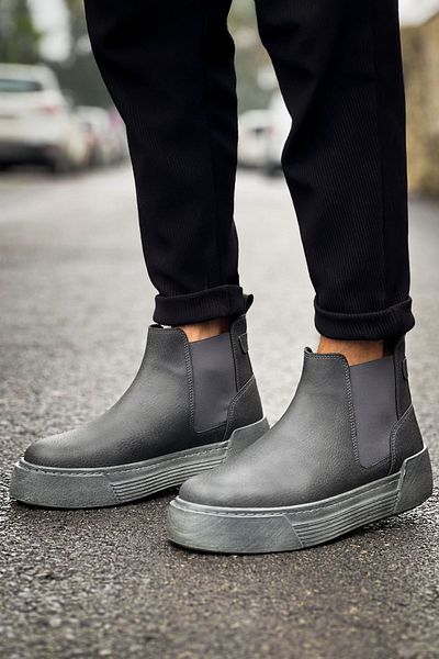 Chekich Gray Men's Boots