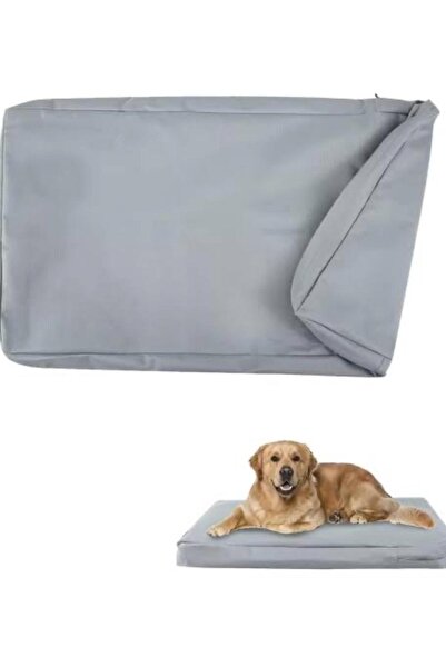 XL Fermuarlı 120x80 Dış Mekan Büyük Köpek Yatağı Su Geçirmez Kumaş