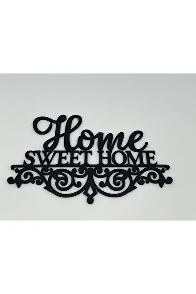 Home Sweet Home Duvar Süsü  3D Baskı