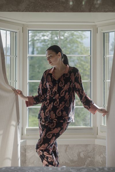 Mita Concept Velour Fabric Pajama Set