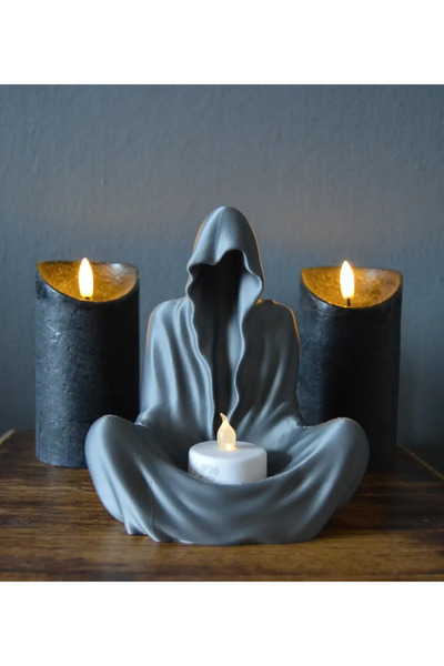 3DLAYERCRAFT Yüzüklerin Efendisi Nazgûl Mumluk Dekoratif Hayalet Mumluk Figür...