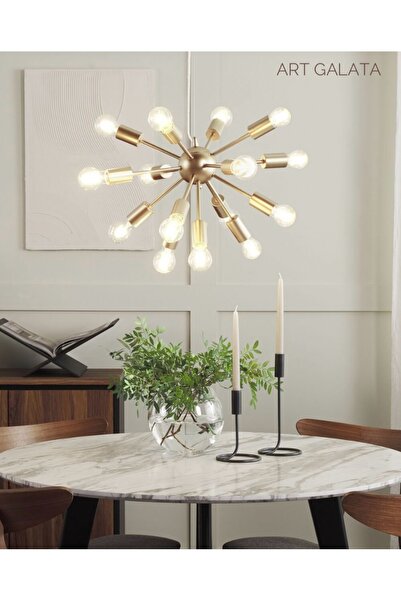 Art Galata Modern Kirpi Avize Salon,Oturma odası avize