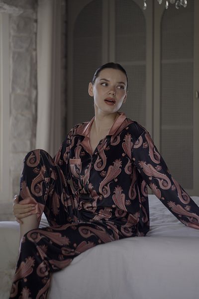 Mita Concept Velour Fabric Pajama Set