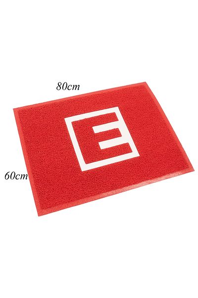 Valerine Life Curly Red Pharmacy Welcome Welcome Workplace Door Mat 60X80Cm