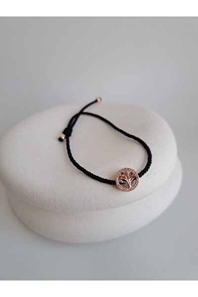 BHR AKSESUAR Siyah Ağaç Figürlü Bileklik