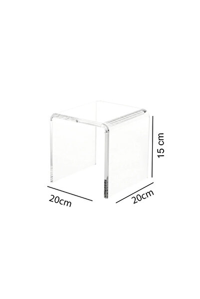 Trend Pleksi Ürün Sergileme Standı (20x20x15cm) 6mm