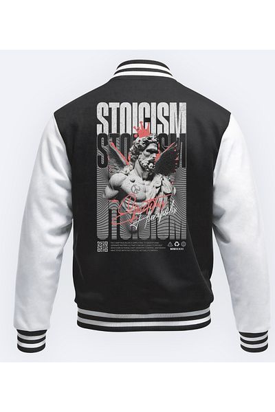 Edizen Яке за колежански костюм Stoicsm Oversize Premium Bomber - 100% памук