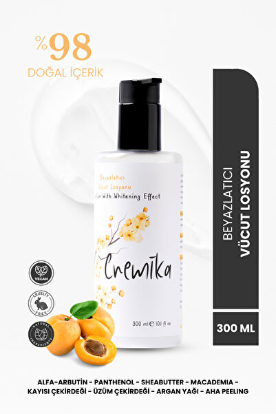 cremika Kozmetik Beyazlatıcı Vücut Losyon Krem, Bearberry,arbutin%2, Sheabutt...