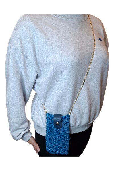 Han Ticarethane Χειροποίητο πλεκτό λουράκι τηλεφώνου πολυτελείας