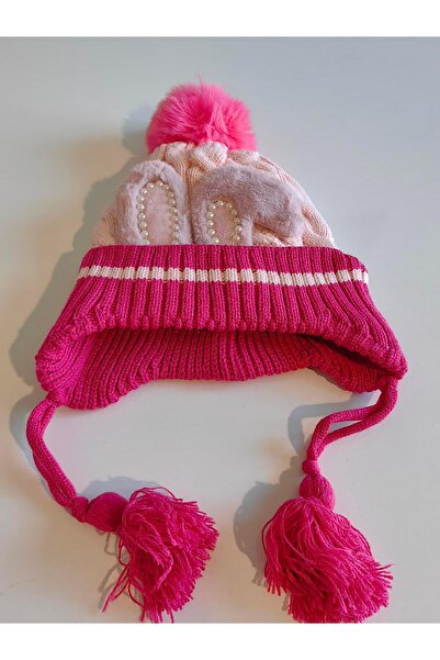 Kitti Kit Girl's Scarf Beather Gloves 3-Piece Set 24170-07-068 4-8 Years Old