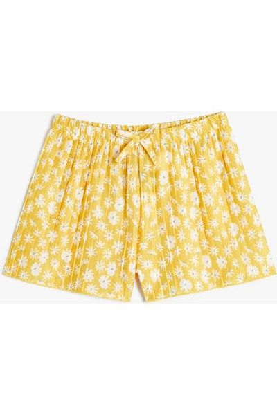 Koton Girl's Shorts - Yellow, 4kg, 40078ak Model