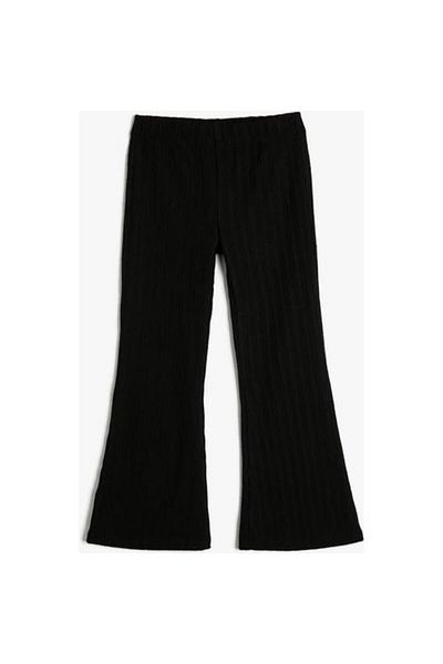 Koton Flared Leg Trousers Camisole Elastic Waist