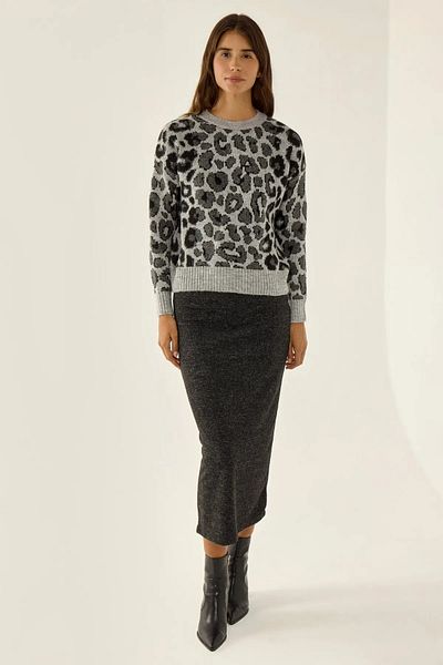 Hiccup Pulover din tricotaje cu model leopard