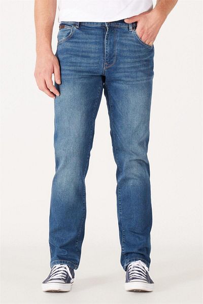 WRANGLER Texas Regular Fit Regular Cut Regular Waist Blue Stretch Jeans