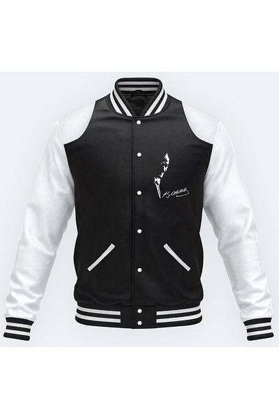 Edizen 10 Νοεμβρίου Special Series Ataturk Printed 2024 Oversize Premium College Jacket 100% βαμβάκι