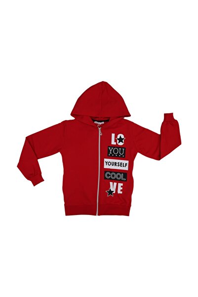 baby kids colors سترة أطفال مطبوعة بغطاء للرأس وسحاب للإغلاق