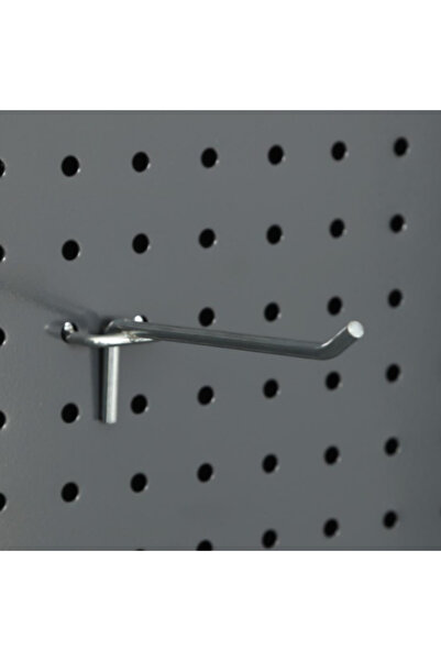 RafBurada 25 Adet Delikli Panel Kancası - Aksesuar Kancası 10 cm-3.00 cm