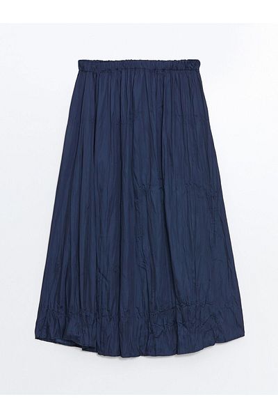 LC Waikiki Satin Women's Skirt with Elastic Waist