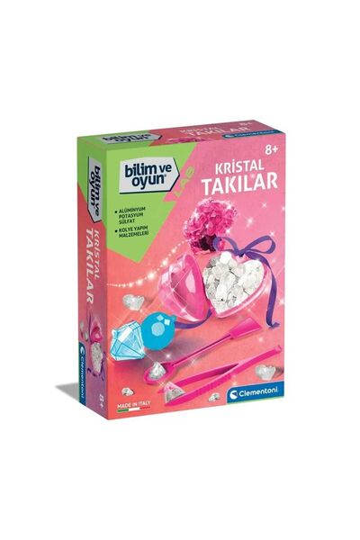 CLEMENTONI Bilim ve Oyun Seti Kristal Takılar LCM-64599
