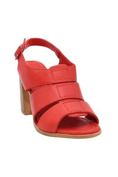 Venüs 24381400Y Hakiki Deri Ahşap Topuk Günlük Şık Ortopedik Günlük Sandalet ...