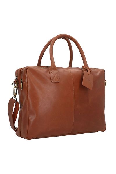 Burkely 40 cm Vintage Taylor Leder Aktentasche – Gesichtscomputer