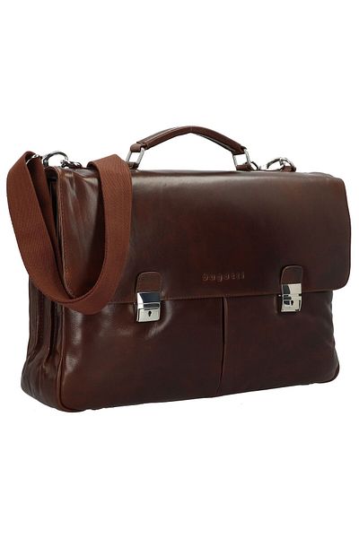 BUGATTI Romano Messenger Leder 44 cm Dizüstü Bilgisayar