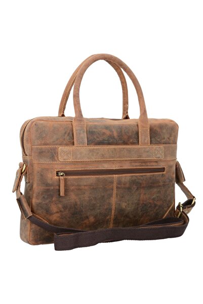 Greenburry Vintage Aktentasche Leder 41 cm Dizüstü Bilgisayar Fach