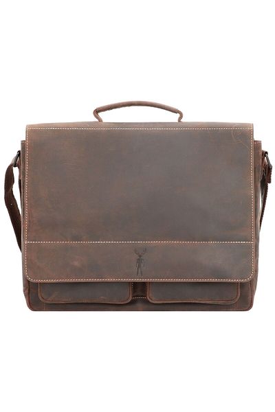 Jack Kinsky Baltimore 6 Aktentasche Leder 37 cm