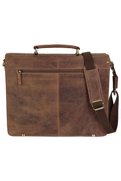 Greenburry Vintage XL Aktentasche Leder 40 cm