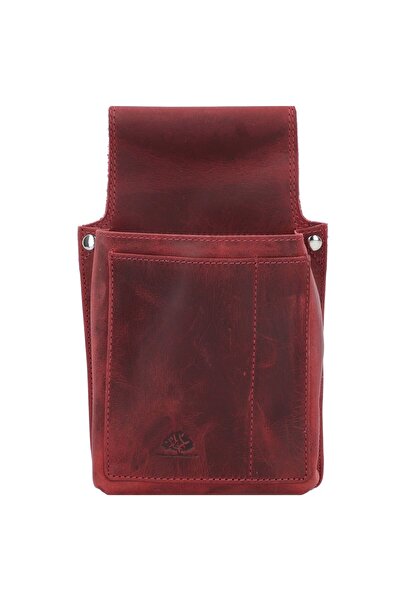 Greenburry Vintage Gürteltasche Leder 13 cm