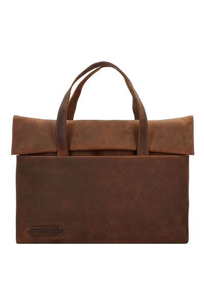 Plevier 42 cm Leder Aktentasche - Séria 500er, Laptop Fach