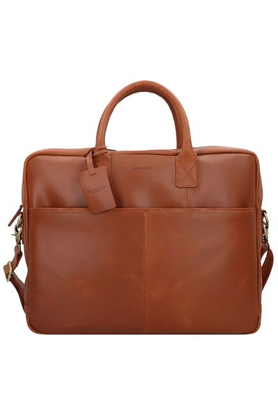 Burkely Vintage Max Leder Aktentasche 44 cm – Laptop Fach