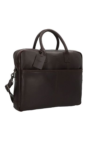Burkely Vintage Max Leder Aktentasche 44 cm – Laptop Fach