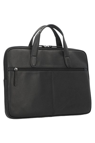 D&N 40 cm Leder Aktentasche – Facial Computer Fach Business Line