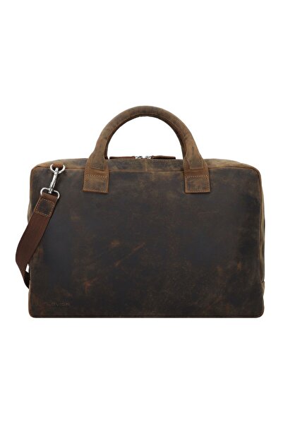 Plevier Retro Adler Aktentasche Leder 42 cm Laptopfach