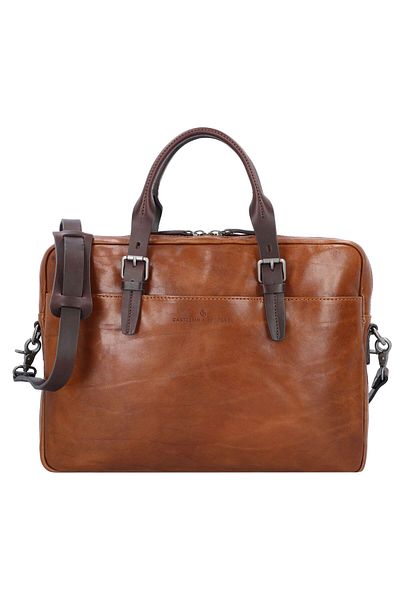 Castelijn & Beerens Rien Aktentasche RFID Leder 41 cm Laptop Fach