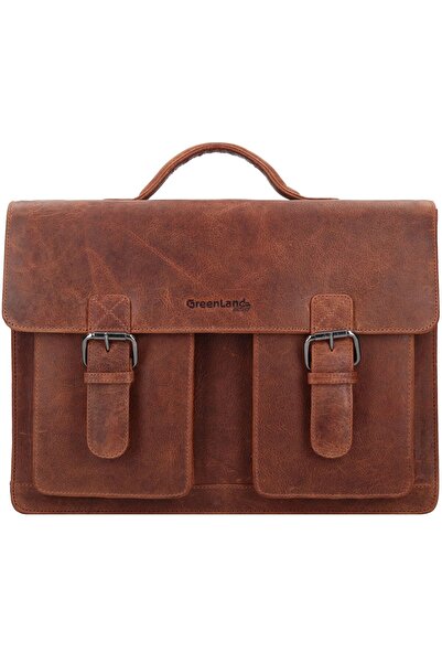 Greenland Nature Montana Aktentasche Leder 40 cm