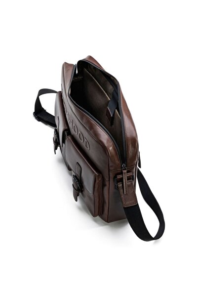 Farmhood Laptopfach Memphis Aktentaschen Messenger Leder 38 cm