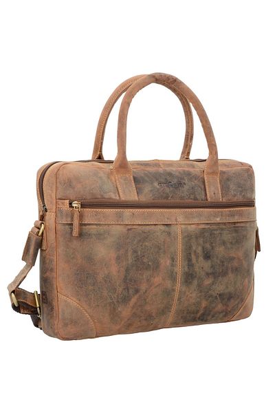 Greenburry Vintage Aktentasche Leder 41 cm Dizüstü Bilgisayar Fach