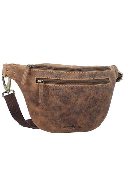 Greenburry Vintage Gürteltasche Leder 22 cm