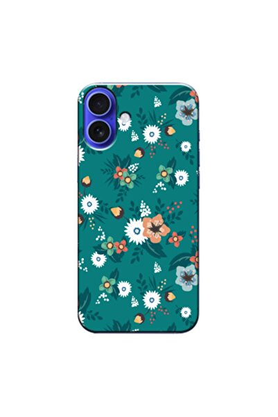 Zebana حافظة متوافقة مع هاتف Apple iPhone 16 Spring Flowers 2 من السيليكون (م...