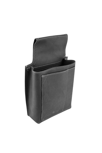Greenburry Vintage Siyah Gürteltasche - Kellnerbörse Leder 14,5 cm